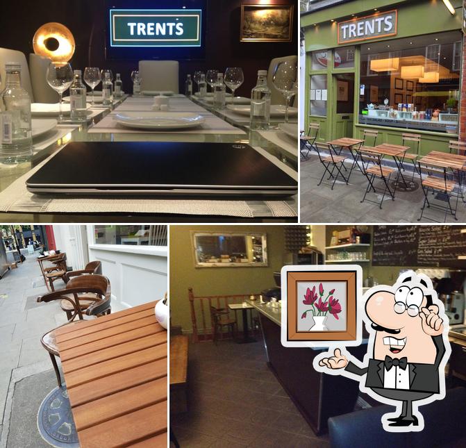 The interior of Trents London