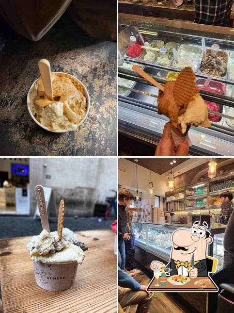 Platti al Gelateria Fiocco di neve