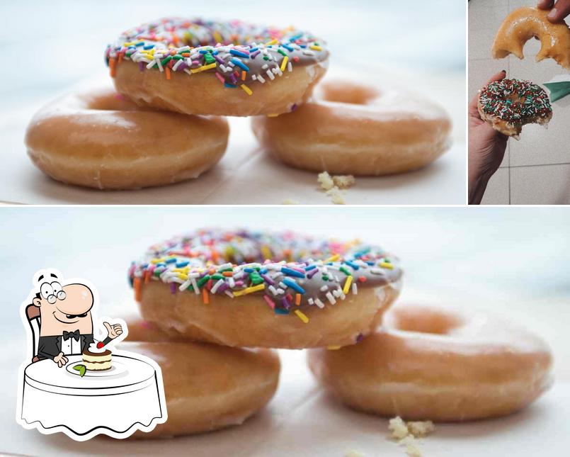 Krispy Kreme Kolonnade sert une éventail de desserts