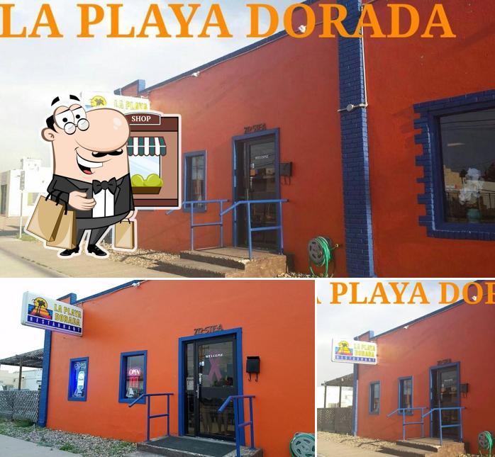 La parte exterior de La Playa Dorada