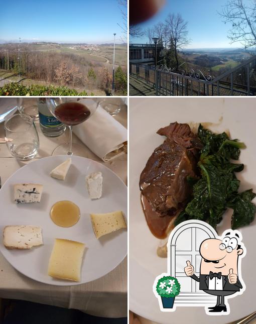 La immagine della esterno e cibo di Ristorante Belvedere