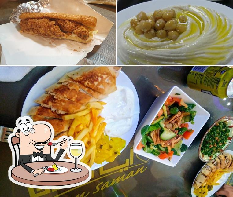 Gerichte im Ayam Saman Restaurant