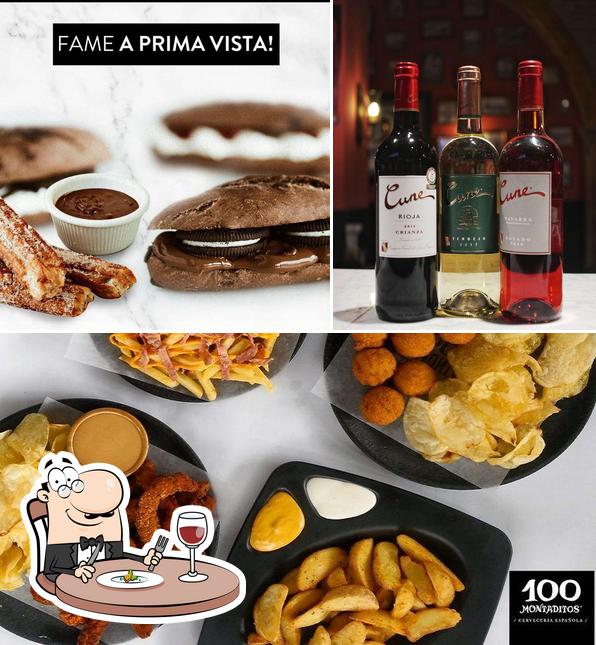 La foto della cibo e alcol di 100 Montaditos