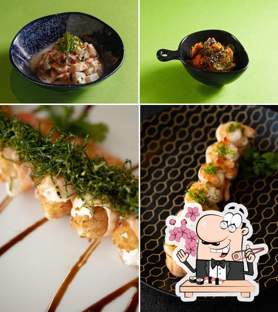 Presenteie-se com sushi no Fish Club Sushi
