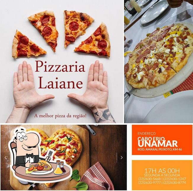 Experimente pizza no Pizzaria Laiane