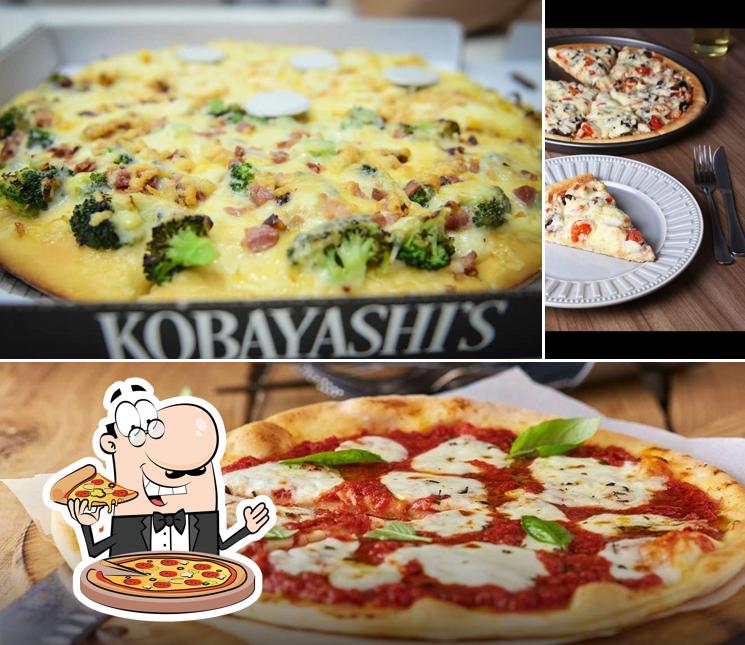 Peça pizza no Kobayashi's Pizza Delivery
