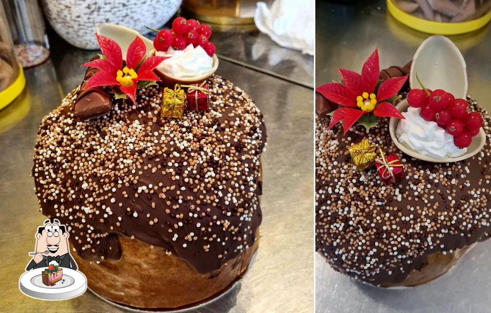 Gâteau au chocolat à Gelateria Creperia Bon Bon