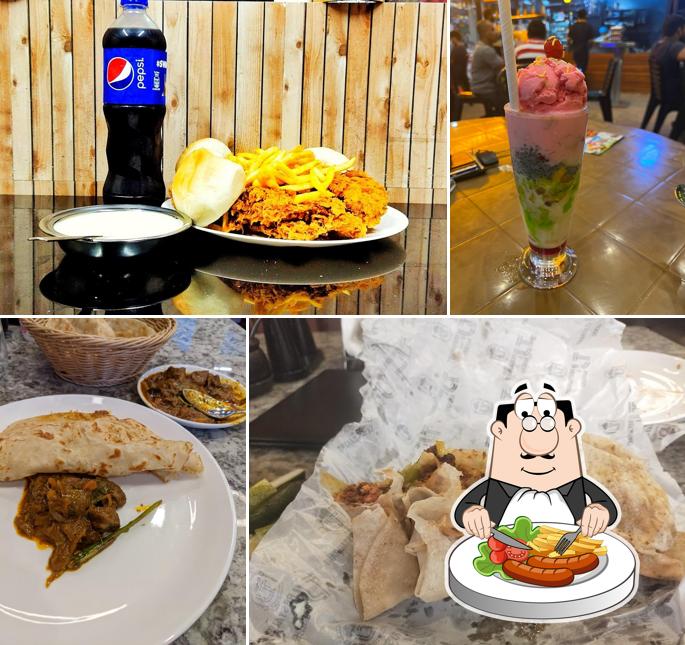 Food at TJ Restaurant and Bakers
