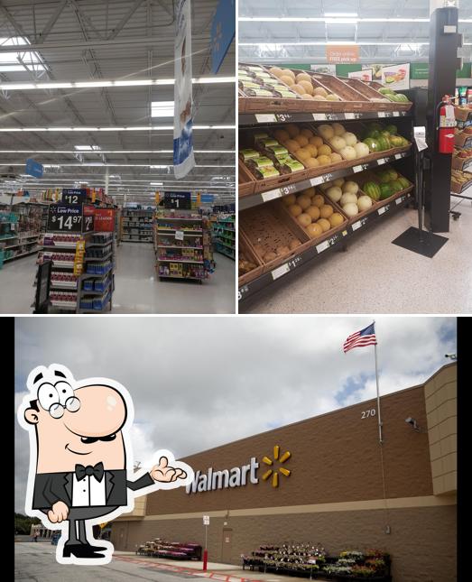 Las fotografías de interior y exterior en Walmart Supercenter
