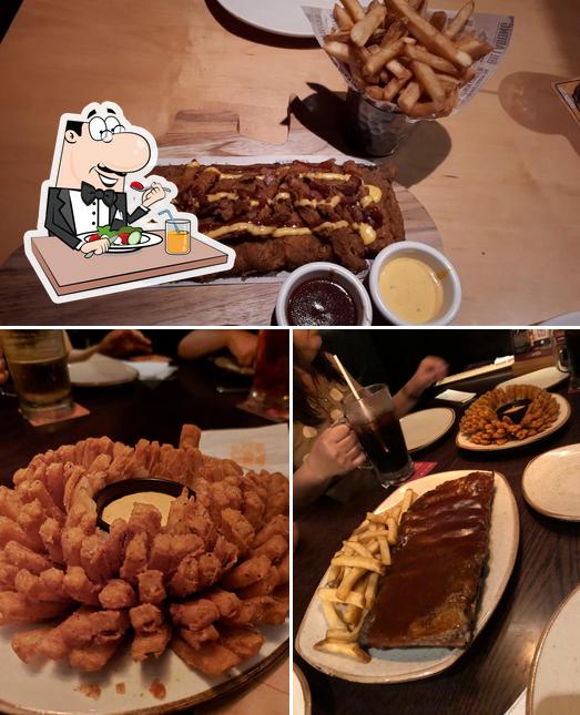 Comida em Restaurante Outback Steakhouse