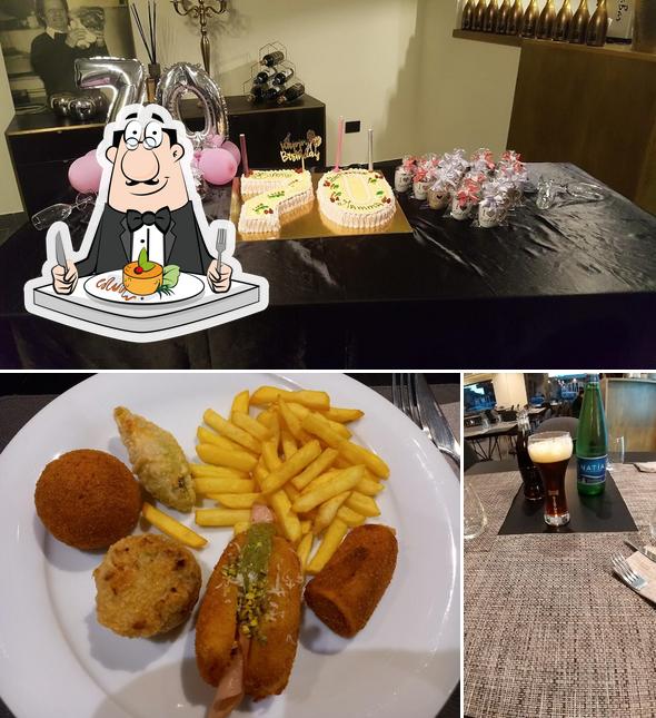 Questa è la foto che mostra la cibo e birra di Raro Locanda