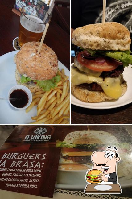 Experimente um hambúrguer no O Viking - Hamburger e Chopp Artesanal