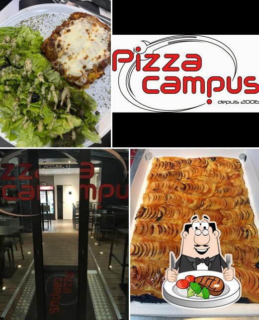 Get meat dishes at Pizzeria Du Campus