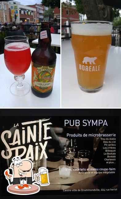 Commandez une pinte de bière blonde ou brune