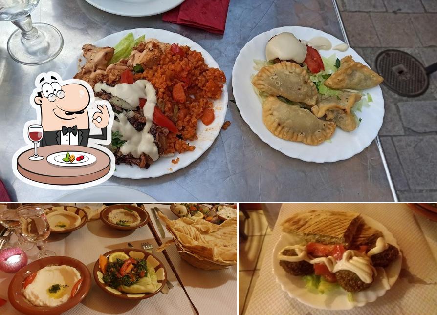 Nourriture à Falafel