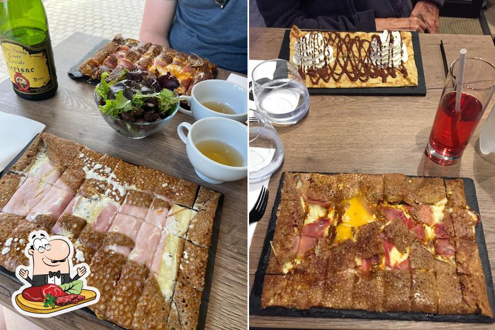 Essayez des repas à base de viande à Crêperie Le Breton de L'Aiguillon Arcachon