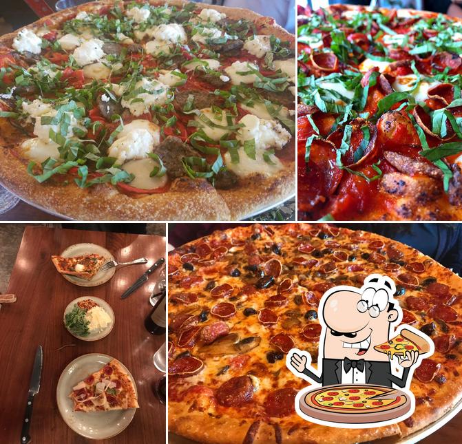 Pick pizza at Luna Pizzeria