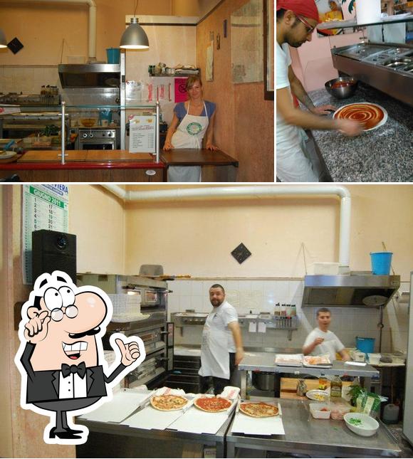 Gli interni di Te la do io la pizza