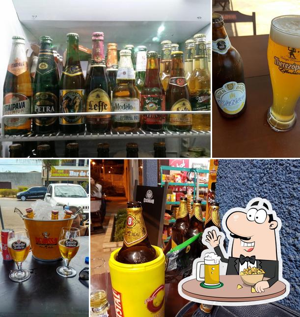 Você pode tomar um copo de cerveja leve ou escura