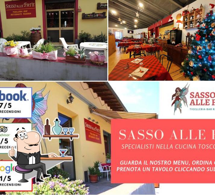 La interni e esterno del ristorante