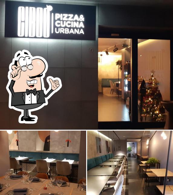 Gli interni di Ciboò Pizza & Cucina Urbana