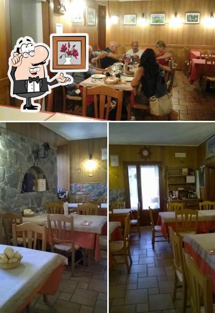 Gli interni di Trattoria Bell'Om