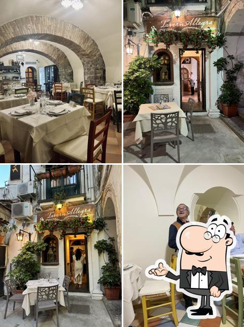 Gli interni di TavernAllegra