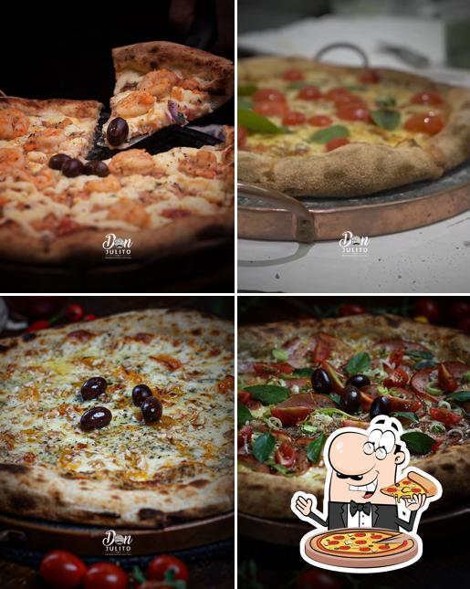 Escolha pizza no Don Julito - Pizzaria - Fermentação Natural