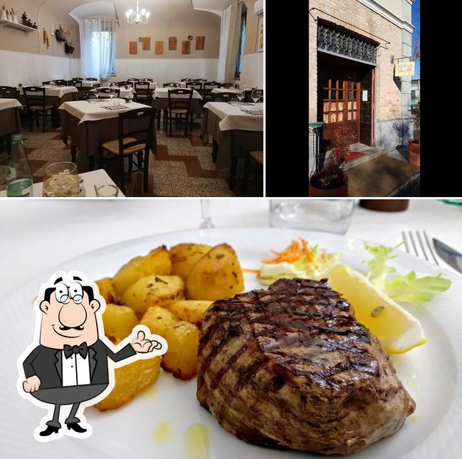 La interni e la carne del ristorante