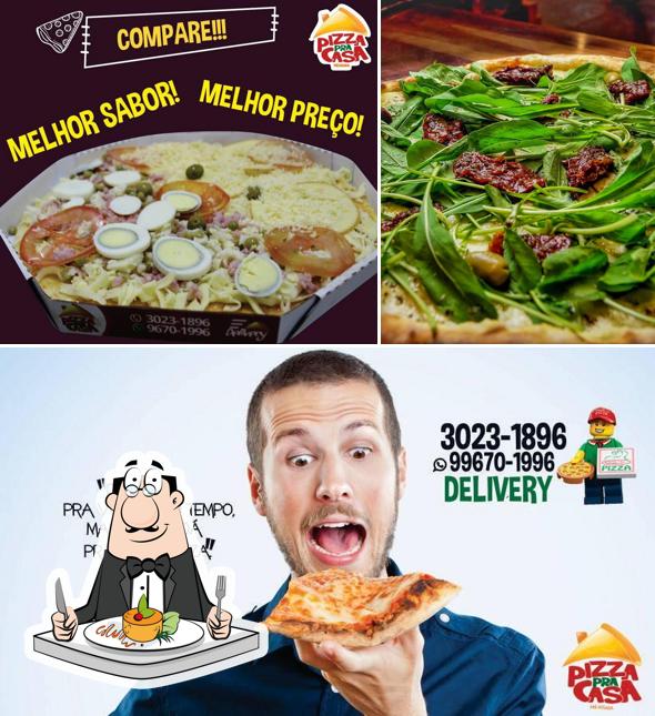 Comida em Pizza pra Casa Delivery