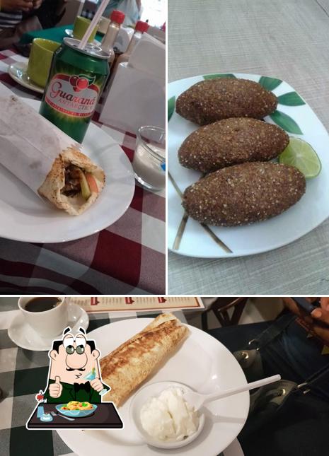 Comida em Shawerma Árabe