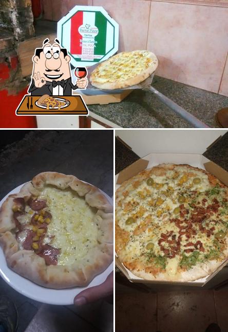 Escolha diferentes estilos de pizza