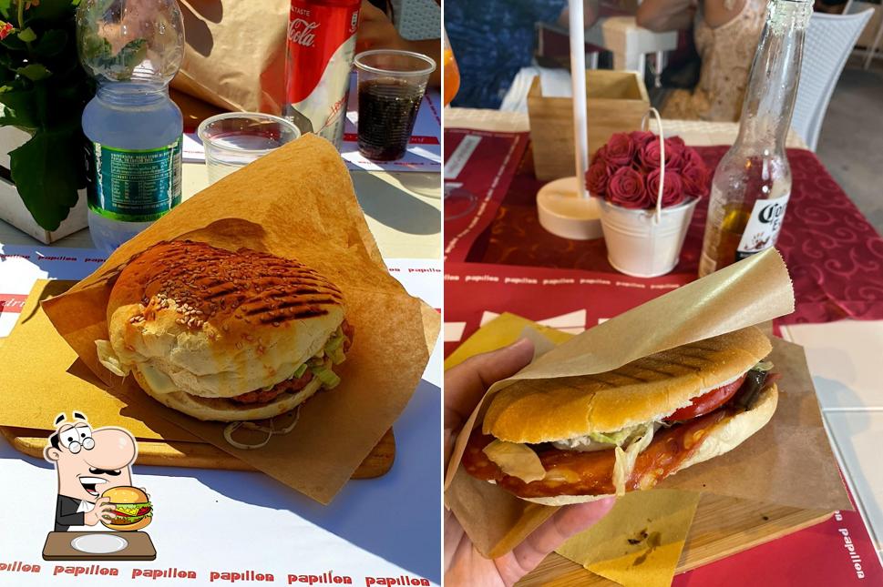 Ordina un hamburger a Papillon