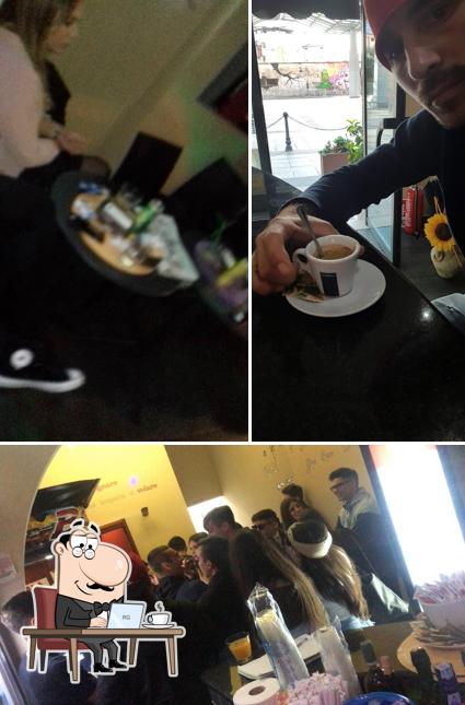 Gli interni di Settemila Cafè