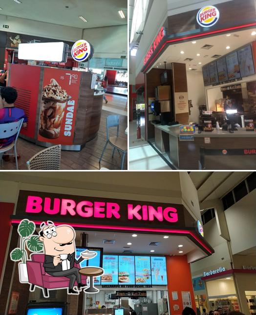 O interior do Burger King