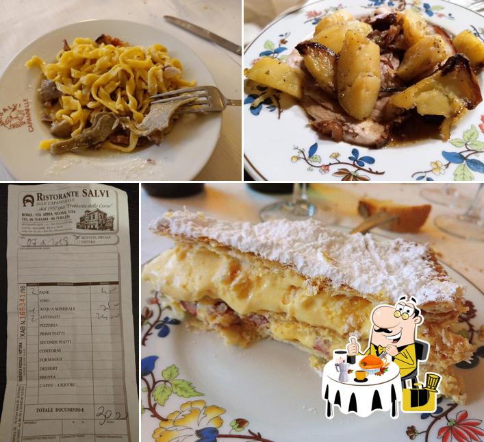 Cibo al Ristorante Salvi - Locanda delle Corse
