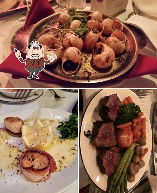 Food at Zorro's Steakhouse