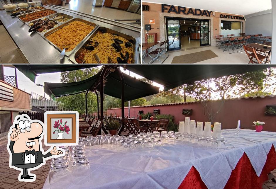 Faraday Bar si caratterizza per la interni e cibo