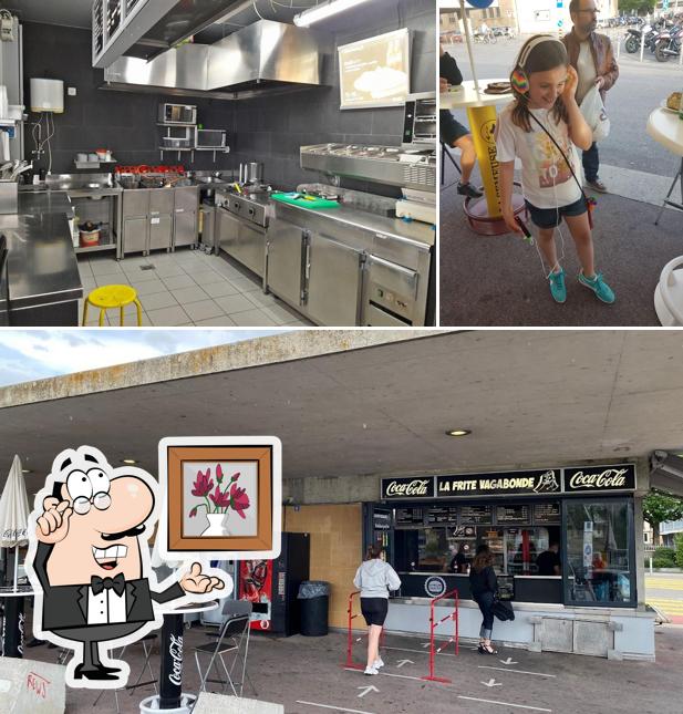 Gli interni di La Frite Vagabonde