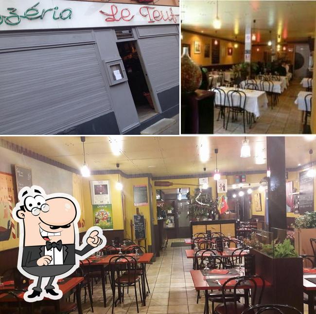 L'intérieur de Pizzeria le teuf