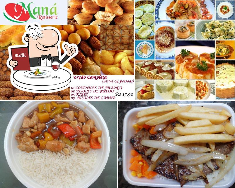 Food at Maná Rotisserie