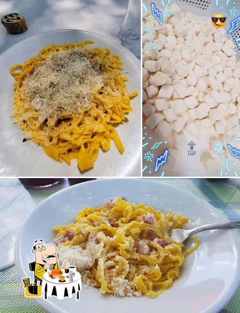Platti al Trattoria del Grillo
