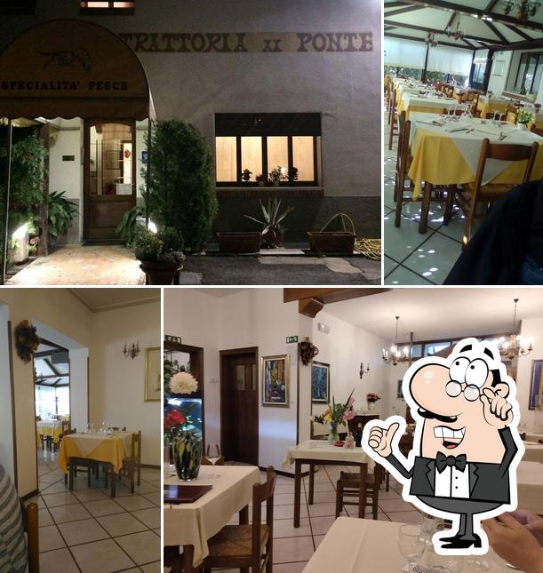 L'intérieur de Trattoria Al Ponte