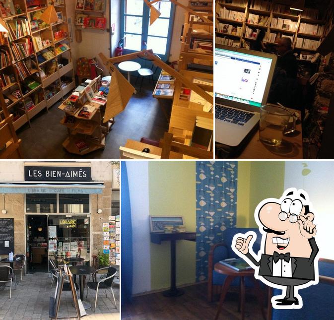 L'intérieur de Les Bien-aimé.e.s - Librairie café Nantaise et engagée