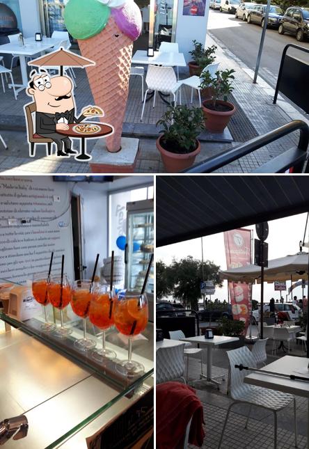 La foto della esterno e bevanda di Ristorante Tentazioni Pasticceria Gelateria Giuseppe Serio
