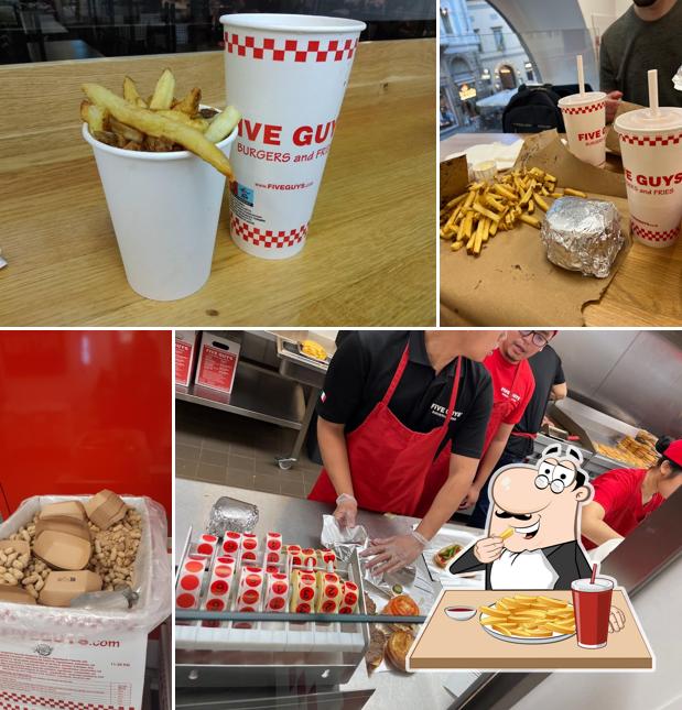 Patatine fritte al Five Guys Via Dante