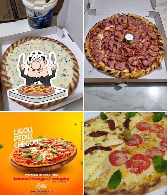 Experimente pizza no Dom Citeli Delivery