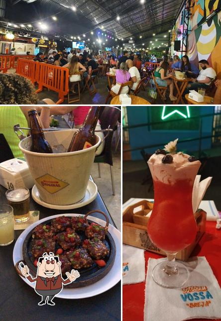 Entre diversos coisas, comida e exterior podem ser encontrados a Bar Bamba