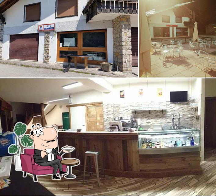 Gli interni di Bar Miralago