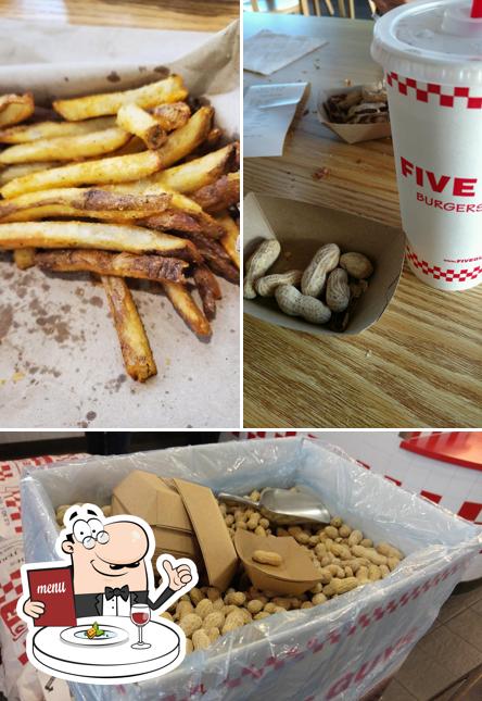 Platos en Five Guys